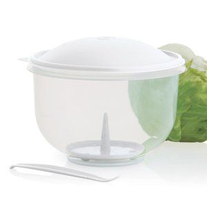 Tupperware White Super Crisp It Lettuce Core Spike Keeper